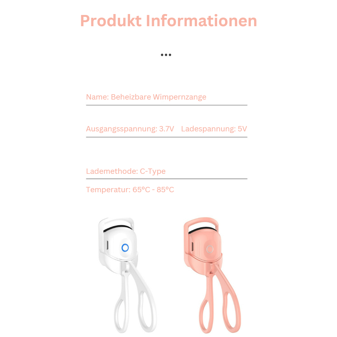 Beheizbare Wimpernzange